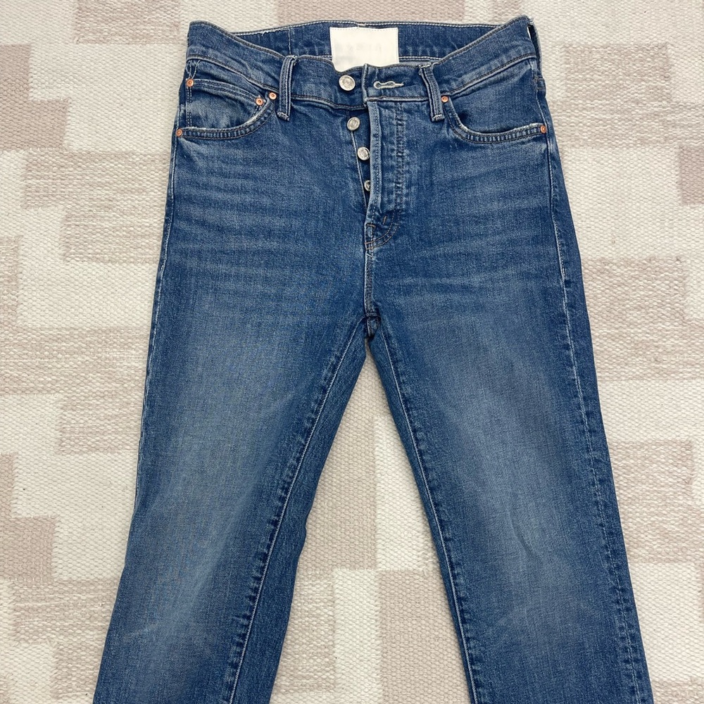 MOTHER Women's Straight Leg Jeans - Blue